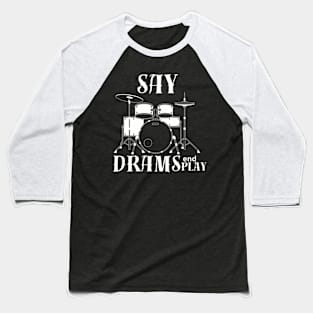 Drum And Guitar s T- Baseball T-Shirt